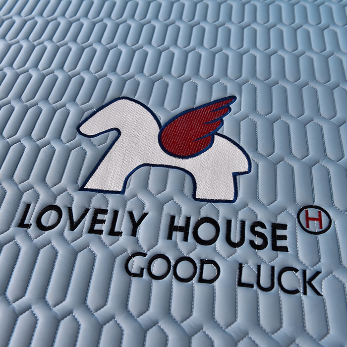 91家纺网 家纺一手货源 找家纺 炫拼家纺 2025春夏新款0.5加厚床笠乳胶凉席-小飞马系列 小飞马-宾利蓝