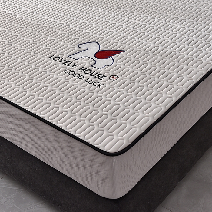 91家纺网 家纺一手货源 找家纺 炫拼家纺 2025春夏新款0.5加厚床笠乳胶凉席-小飞马系列 小飞马-珍珠灰