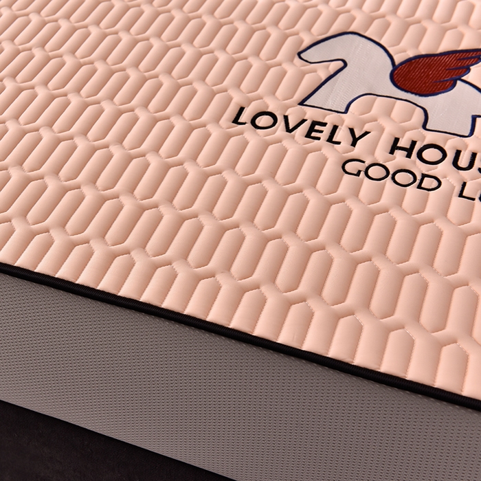 91家纺网 家纺一手货源 找家纺 炫拼家纺 2025春夏新款0.5加厚床笠乳胶凉席-小飞马系列 小飞马-香妃粉