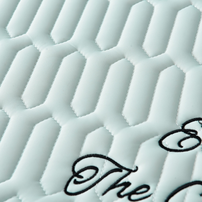 91家纺网 家纺一手货源 找家纺 炫拼家纺 2025春夏新款A类凉感丝花边床笠款乳胶凉席-法式玫瑰 法式玫瑰-冰雪蓝