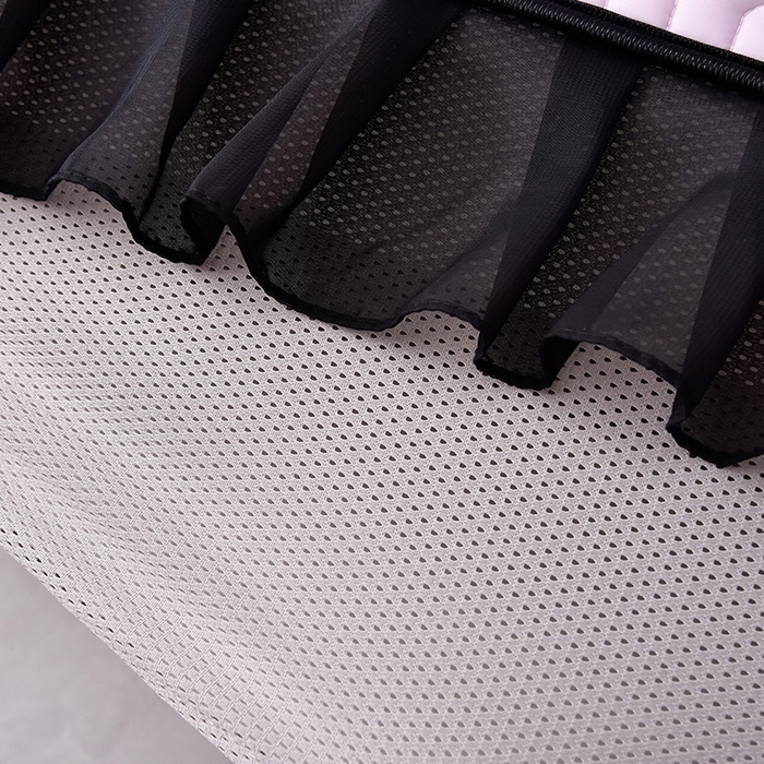 91家纺网 家纺一手货源 找家纺 炫拼家纺 2025春夏新款A类凉感丝花边床笠款乳胶凉席-法式玫瑰 法式玫瑰-熏衣紫