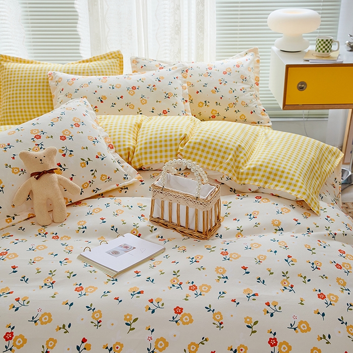 91家纺网 家纺一手货源 找家纺 世爵 2025新款磨毛印花单被套 晨妆