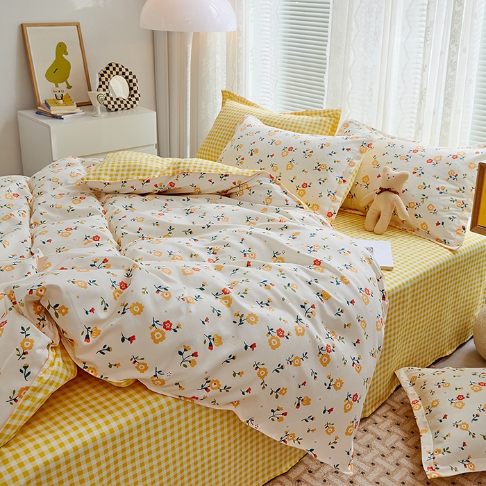 91家纺网 家纺一手货源 找家纺 世爵 2025新款磨毛印花单被套 晨妆