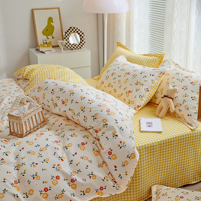 91家纺网 家纺一手货源 找家纺 世爵 2025新款磨毛印花单被套 晨妆