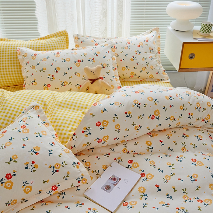 91家纺网 家纺一手货源 找家纺 世爵 2025新款磨毛印花单被套 晨妆