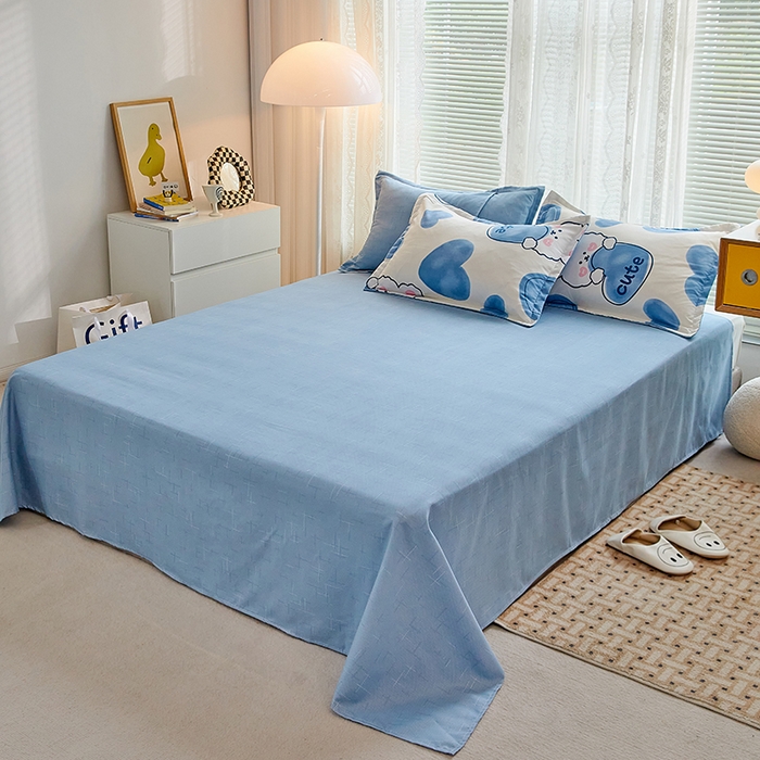 91家纺网 家纺一手货源 找家纺 世爵 2025新款磨毛印花单被套 美丽兔