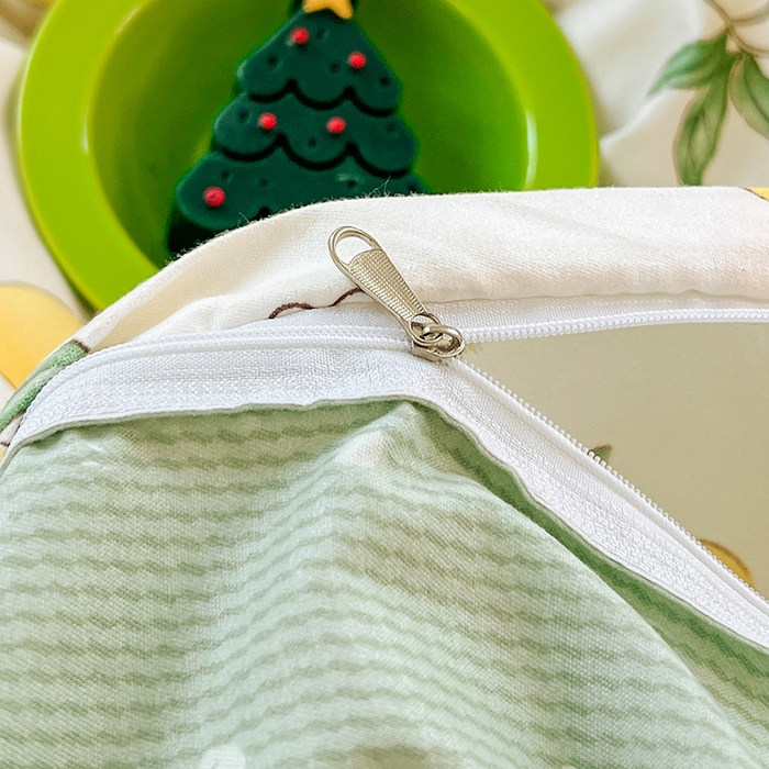 91家纺网 家纺一手货源 找家纺 世爵 2025新款磨毛印花单被套 清香柠檬