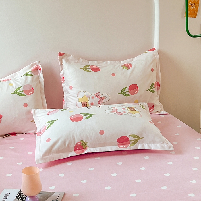 91家纺网 家纺一手货源 找家纺 世爵家纺 2023新款亲肤印花磨毛四件套 洛神玫瑰