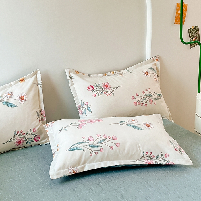 91家纺网 家纺一手货源 找家纺 世爵家纺 2023新款亲肤印花磨毛四件套 幽兰情思