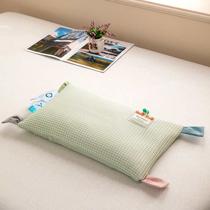 91家纺网 家纺一手货源 找家纺 （总）九州枕芯 2025新款双面凉感儿童荞麦枕枕头枕芯