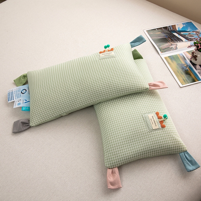 91家纺网 家纺一手货源 找家纺 （总）九州枕芯 2025新款双面凉感儿童荞麦枕枕头枕芯