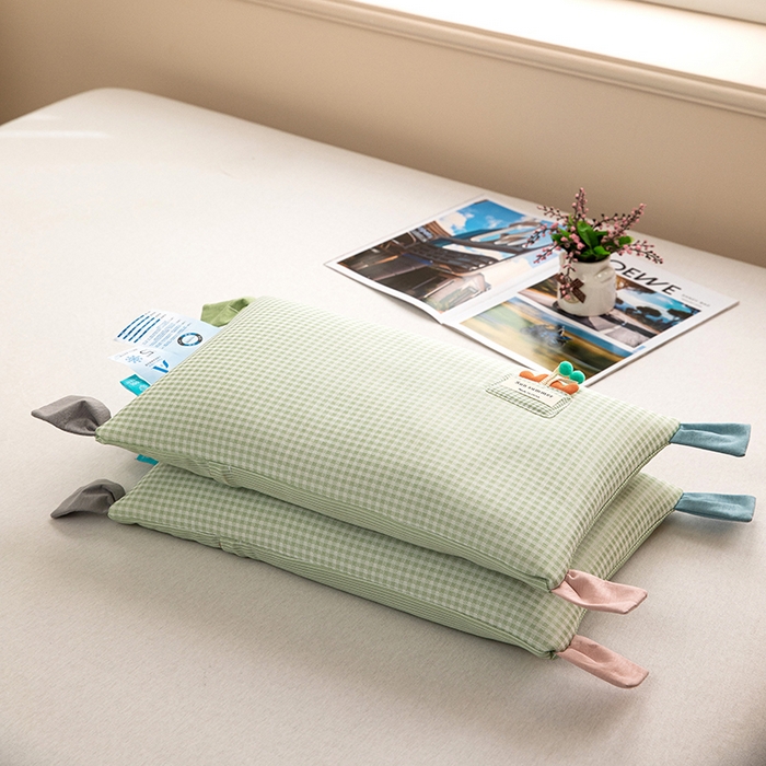 91家纺网 家纺一手货源 找家纺 （总）九州枕芯 2025新款双面凉感儿童荞麦枕枕头枕芯