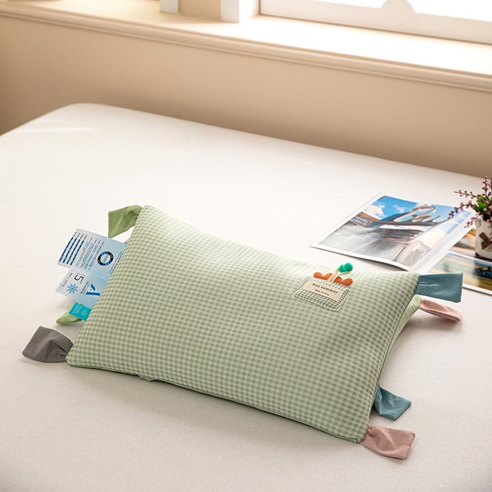 91家纺网 家纺一手货源 找家纺 （总）九州枕芯 2025新款双面凉感儿童荞麦枕枕头枕芯