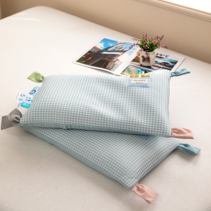 91家纺网 家纺一手货源 找家纺 （总）九州枕芯 2025新款双面凉感儿童荞麦枕枕头枕芯