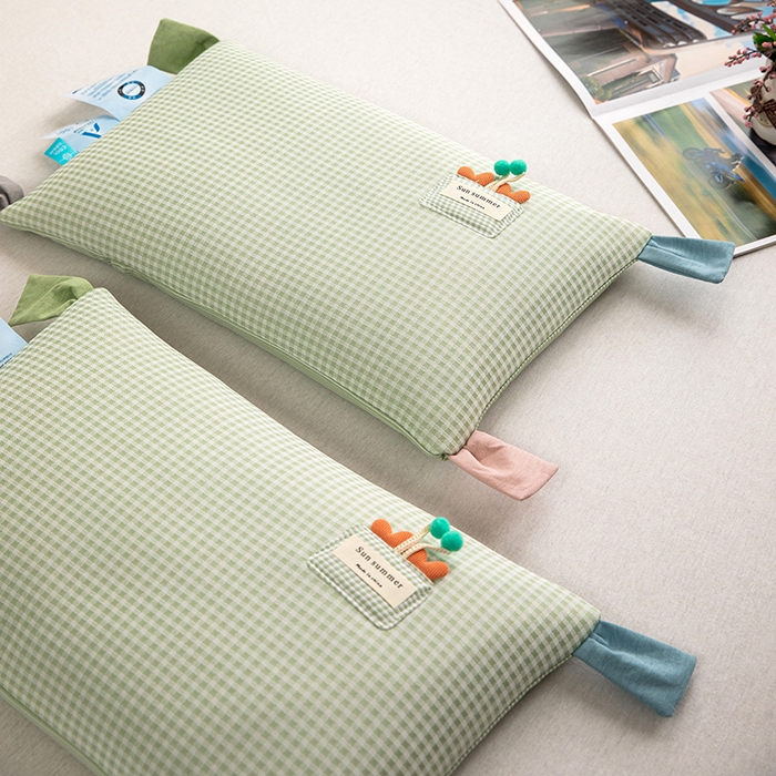 91家纺网 家纺一手货源 找家纺 （总）九州枕芯 2025新款双面凉感儿童荞麦枕枕头枕芯