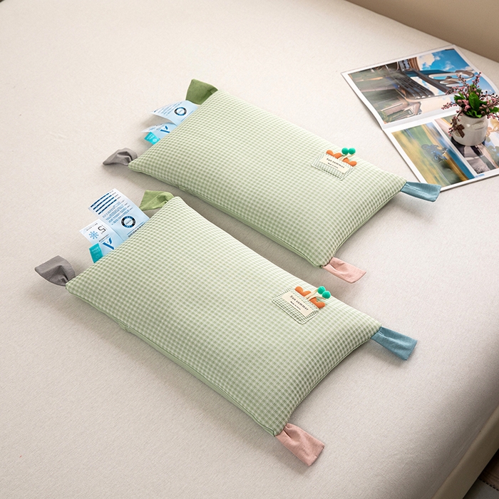 91家纺网 家纺一手货源 找家纺 （总）九州枕芯 2025新款双面凉感儿童荞麦枕枕头枕芯