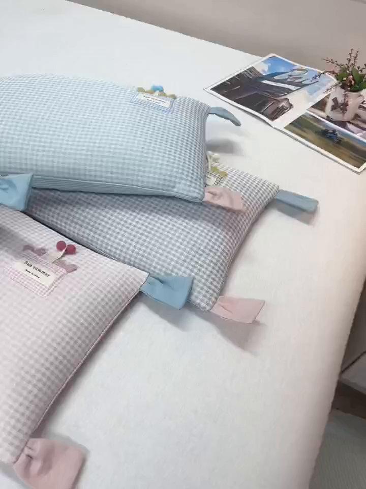 91家纺网 家纺一手货源 找家纺 （总）九州枕芯 2025新款双面凉感儿童荞麦枕枕头枕芯