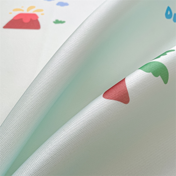 91家纺网 家纺一手货源 找家纺 美澳家纺 2025新款数码印花碳光冰丝席床席床笠三件套 椰椰小恐龙