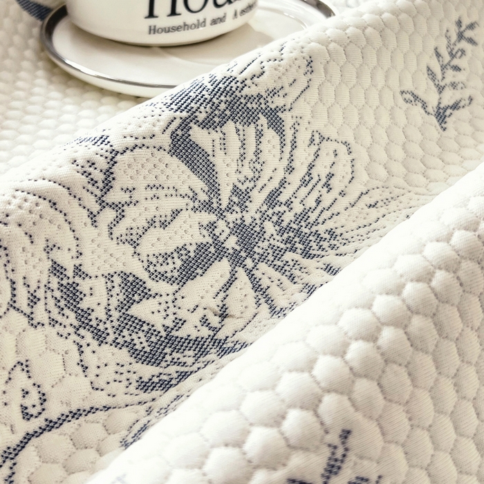 91家纺网 家纺一手货源 找家纺 （总）宜家坊 2025新款A类PE中分子提花软凉席-花夏