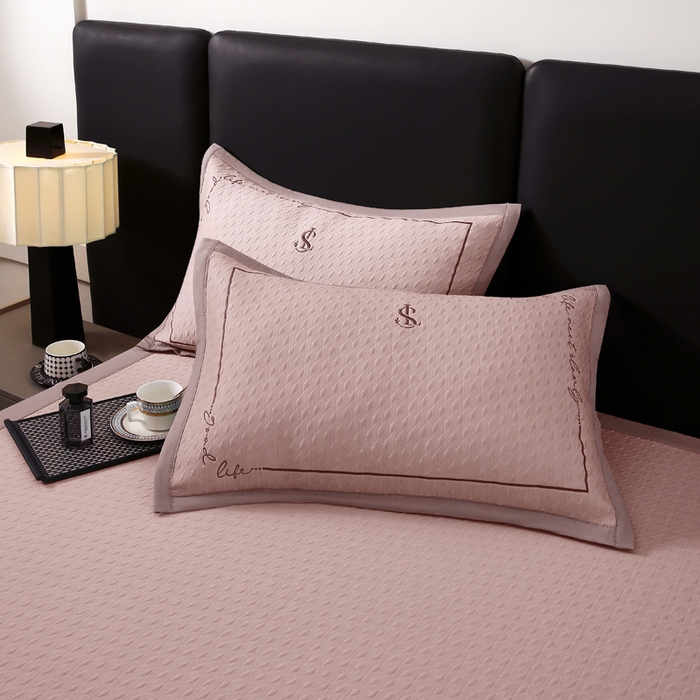 91家纺网 家纺一手货源 找家纺 （总）宜家坊 2025新款A类PE中分子绣花软凉席-雅致