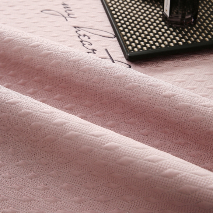 91家纺网 家纺一手货源 找家纺 （总）宜家坊 2025新款A类PE中分子绣花软凉席-雅致