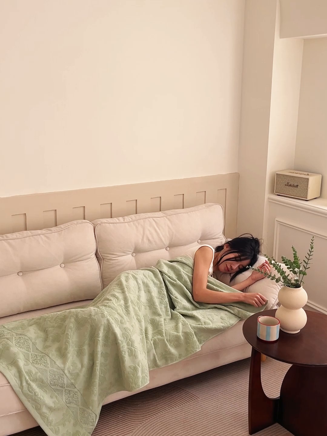 91家纺网 家纺一手货源 找家纺 乐家毛巾被（工厂自产自销） 2025新款欧雅全棉纯棉提花浴巾 绿色 90x180cm