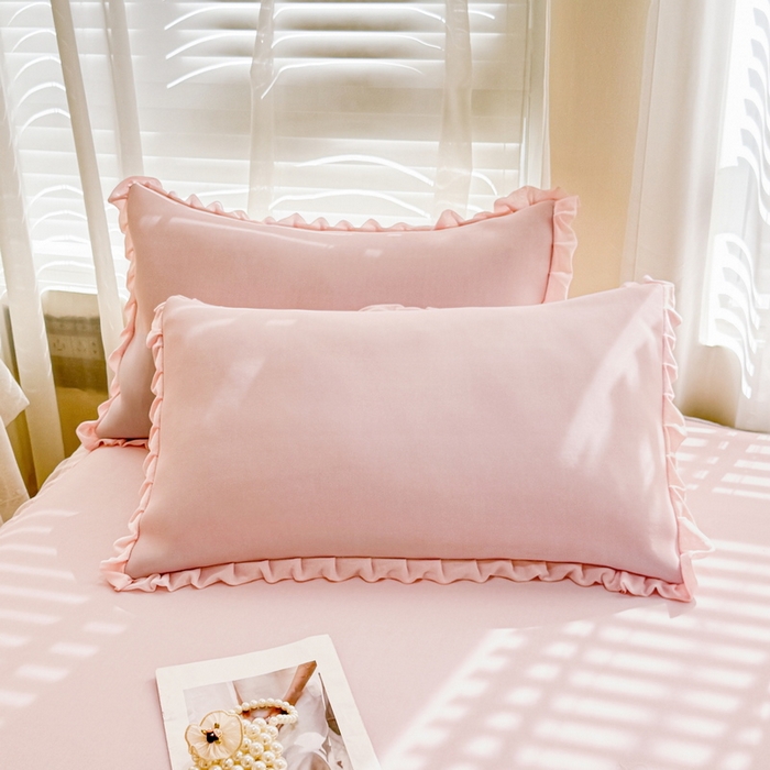 91家纺网 家纺一手货源 找家纺 （总）LIFE.丽芙 2025春夏新款独家研发太空层凉感软席双层蕾丝边冰丝凉席床裙款