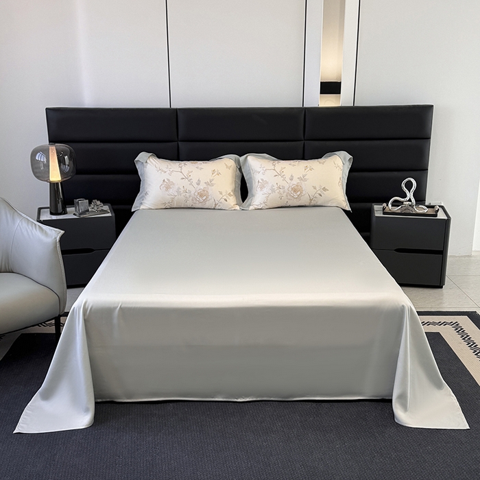 91家纺网 家纺一手货源 找家纺 （总）宜家坊 2025春夏新品莱赛尔天丝数码印花单床笠单床单单枕套