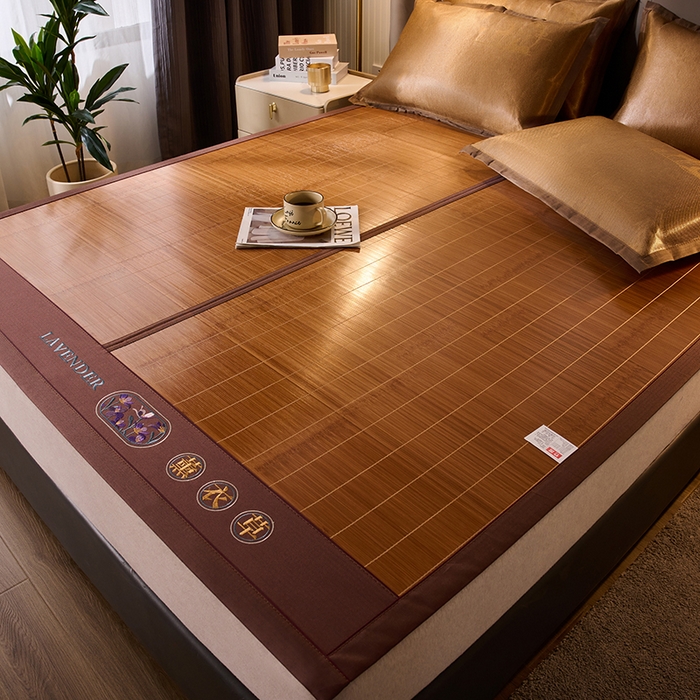 鑫琪莱家纺 2025新款双面竹席冰丝席竹凉席学生宿舍席子 草本-薰衣草-