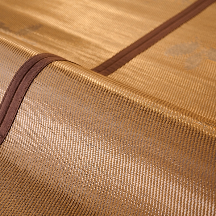 91家纺网 家纺一手货源 找家纺 鑫琪莱家纺 2025新款双面竹席冰丝席竹凉席学生宿舍席子 草本-檀香-