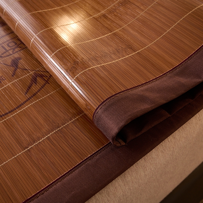 91家纺网 家纺一手货源 找家纺 鑫琪莱家纺 2025新款双面竹席冰丝席竹凉席学生宿舍席子 国风-翠竹-