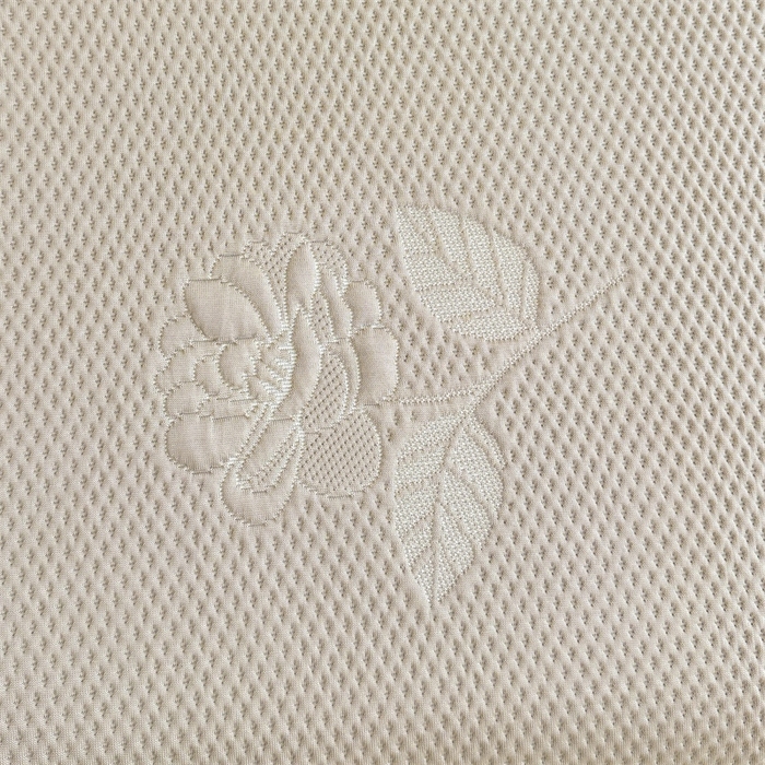 91家纺网 家纺一手货源 找家纺 恒爱   2025新款冰丝牡丹花床盖 卡其