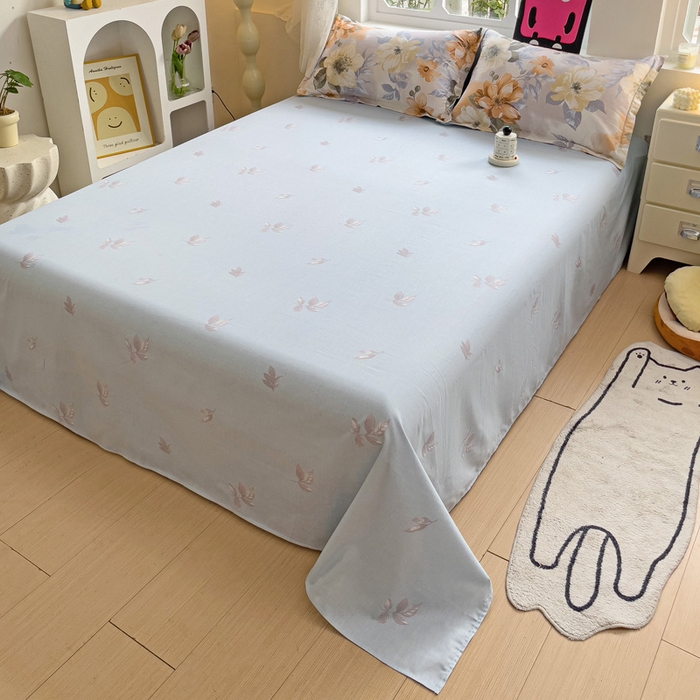 91家纺网 家纺一手货源 找家纺 依庭 2025新款全棉印花花卉款四件套单品系列-四件套 湘梦