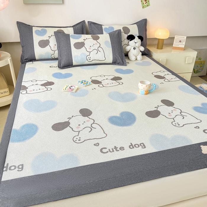 91家纺网 家纺一手货源 找家纺 （总）2025新款A类抗菌数码印花冰藤席