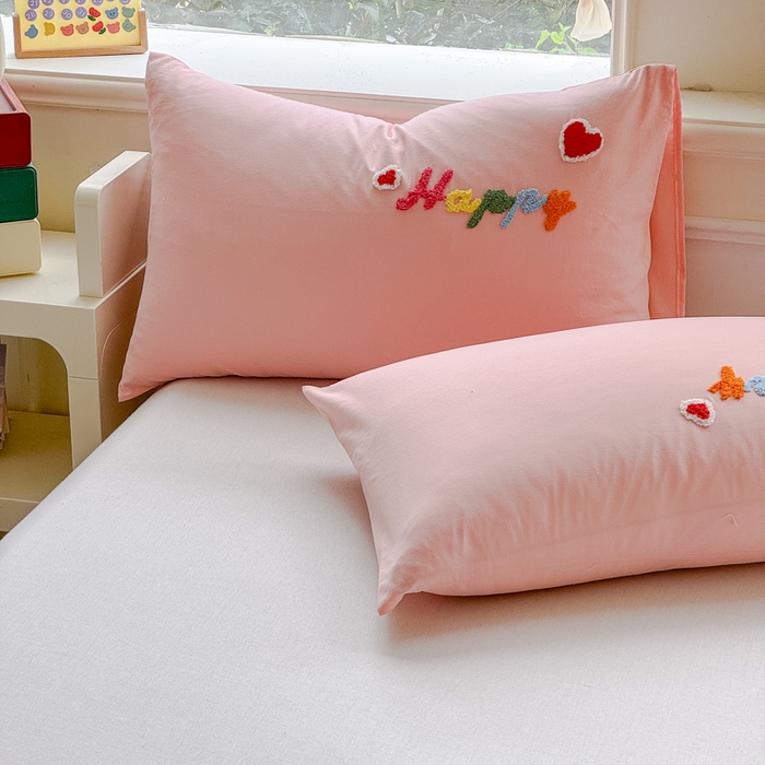 91家纺网 家纺一手货源 找家纺 2025新款水洗棉毛巾绣夏被卡通夏凉被薄被子 粉白-幸运猫