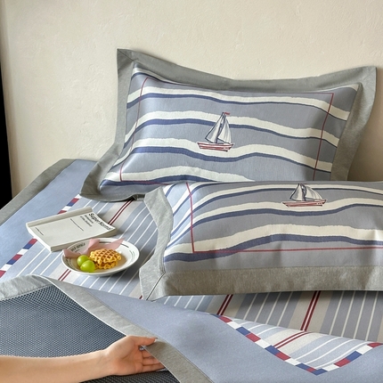 橘滋  2025新款高端轻奢简约数码印花冰丝席-床席 芬兰之梦