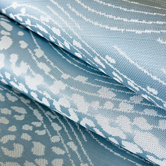 91家纺网 家纺一手货源 找家纺 2025新款A类PE提花凉席-波光粼粼 波光粼粼-以太兰