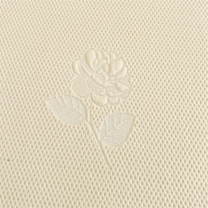 91家纺网 家纺一手货源 找家纺 恒爱   2025新款冰丝牡丹花床盖 象牙白