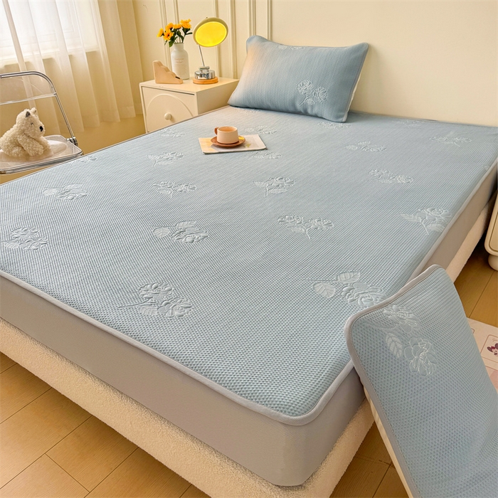 91家纺网 家纺一手货源 找家纺 （总）恒爱   2025新款冰丝牡丹花床笠