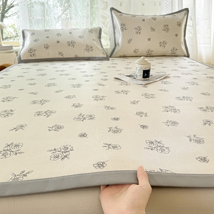 91家纺网 家纺一手货源 找家纺 （总）宅部落 2025新款数码印花冰藤凉席