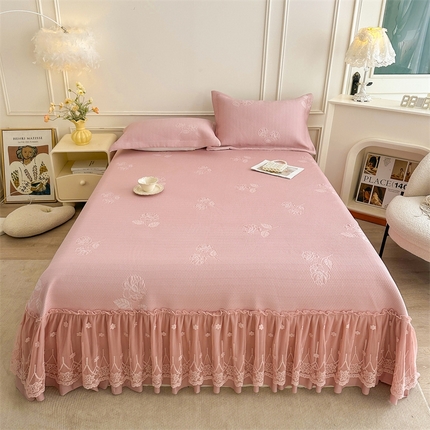 （总）恒爱   2025新款冰丝牡丹花床盖