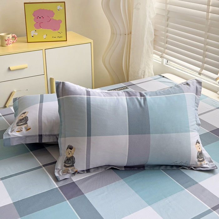 91家纺网 家纺一手货源 找家纺 依庭 2025新款全棉印花花卉款四件套单品系列-四件套 托马斯