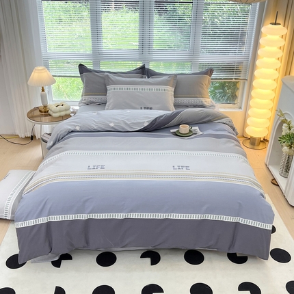 依庭 2025新款全棉印花花卉款四件套单品系列-四件套 慕尼