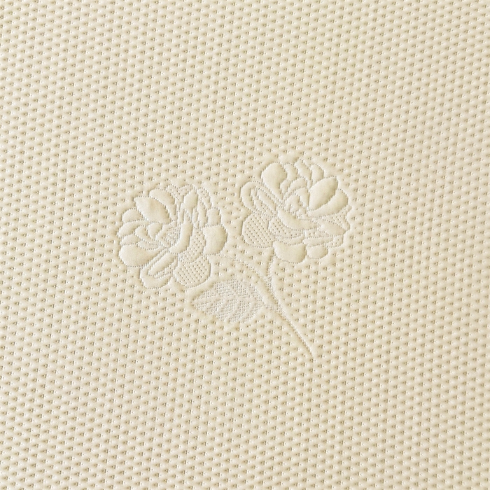 91家纺网 家纺一手货源 找家纺 恒爱   2025新款冰丝牡丹花床笠 象牙白