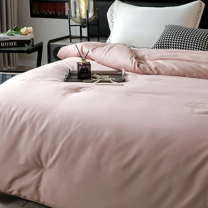 91家纺网 家纺一手货源 找家纺 畅畅家纺 2025新款100%柞蚕丝被野生天然纯蚕丝全棉提花夏被子春秋被冬被子被芯柞蚕丝 双喜-柔情玉