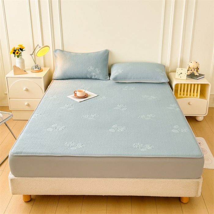 91家纺网 家纺一手货源 找家纺 （总）恒爱   2025新款冰丝牡丹花床笠