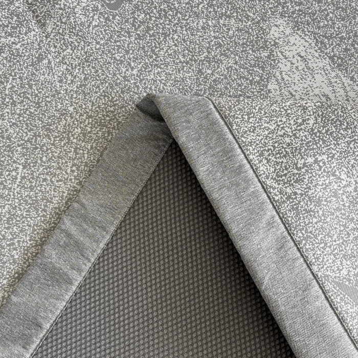 91家纺网 家纺一手货源 找家纺 2025新款A类PE提花凉席-翩翩起舞 翩翩起舞-爵士灰