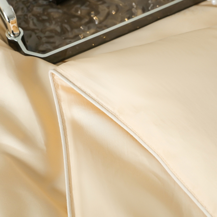 91家纺网 家纺一手货源 找家纺 畅畅家纺 2025新款100%黄金桑蚕丝被全棉提花桑蚕丝被高端婚庆被子夏凉被空调被春秋被冬被双人被 双喜-柠檬黄