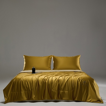 91家纺网 家纺一手货源 找家纺 （总）CINNY馨宜 2025新款真丝水光锦氨凉感夏被空调被夏凉被凉感丝夏被