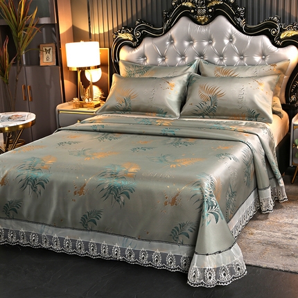 91家纺网 家纺一手货源 找家纺 （总）席皇后  2025新款可机洗抗菌提花冰丝席